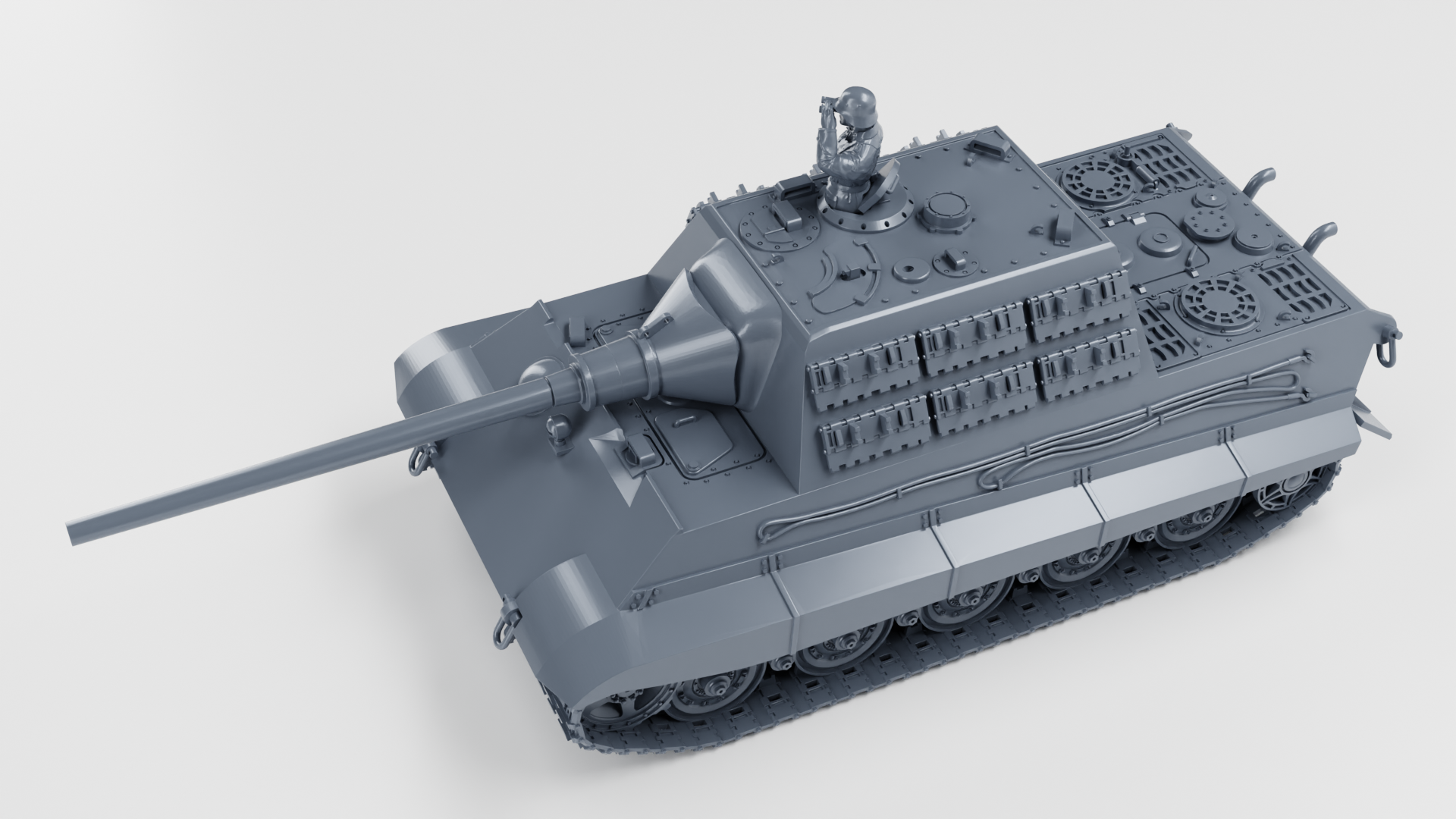 WG3D Jagdtiger Sd.Kfz 186 - Henschel Suspension  (Germany, WW2)