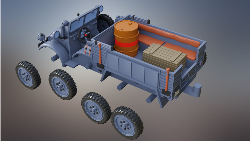 WG3D Krupp Protze 6x4 Truck (Germany, WW2)