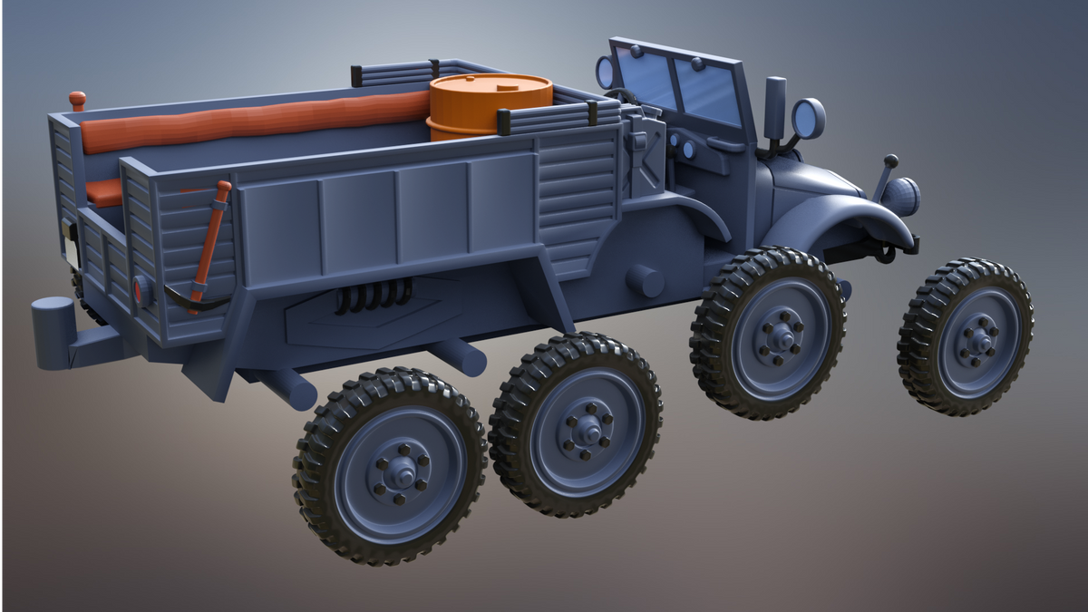WG3D Krupp Protze 6x4 Truck (Germany, WW2)