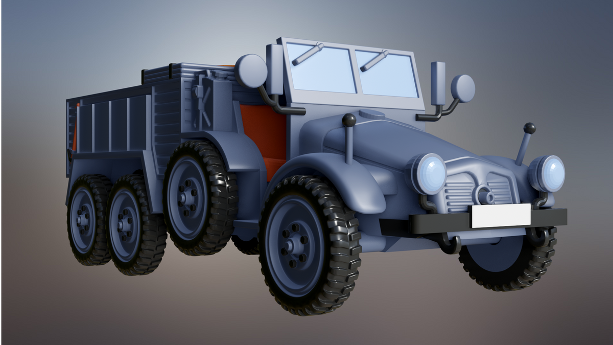 WG3D Krupp Protze 6x4 Truck (Germany, WW2)