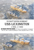 Manley LFG3D008 - 1/600 USS Lexington