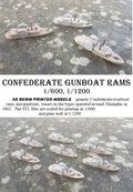 Manley LFG3D010 - 1/600 Confederate Gunboats