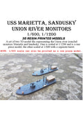 Manley LFG3D014 - 1/600 USS Marietta/Sandusky