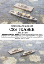 Manley LFG3D019 - 1/600 Confederate CSS Teaser
