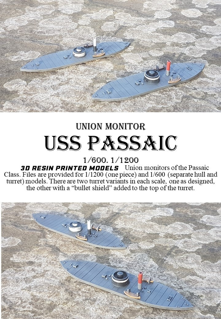 Manley LFG3D020 - 1/600 USS Passaic