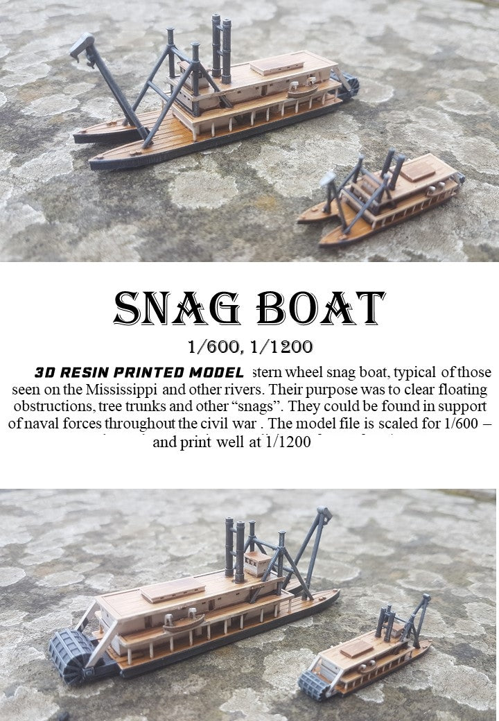 Manley LFG3D023 - 1/600 Snag Boat