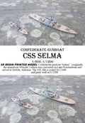 Manley LFG3D028 - 1/600 Confederate CSS Selma