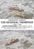 Manley LFG3D029 - 1/600 Confederate CSS General Thompson