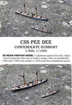 Manley LFG3D031 - 1/600 Confederate CSS Pee Dee