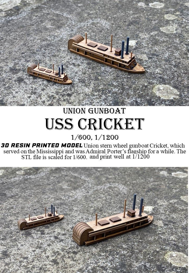 Manley LFG3D032- 1/600 USS Cricket