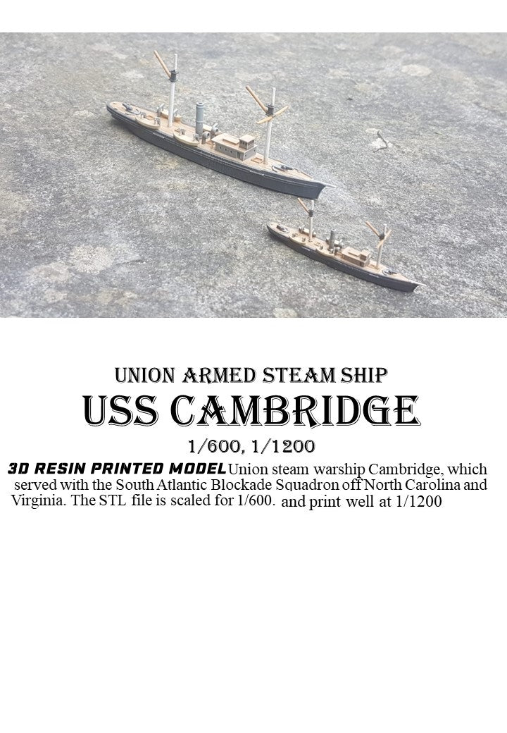 Manley LFG3D036- 1/600 USS Cambridge