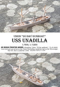 Manley LFG3D037- 1/600 USS Unadilla