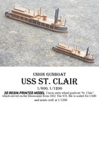 Manley LFG3D039- 1/600 USS St. Clair