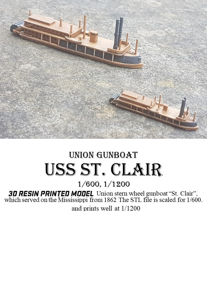 Manley LFG3D039- 1/600 USS St. Clair