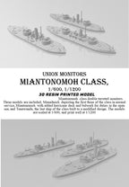 Manley LFG3D048- 1/600 USS Miantonomoh Class