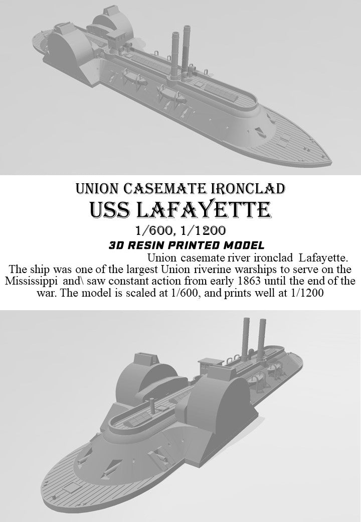 Manley LFG3D052- 1/600 USS Lafayette