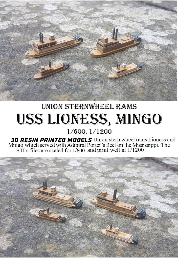 Manley LFG3D033- 1/600 USS Lioness or Mingo