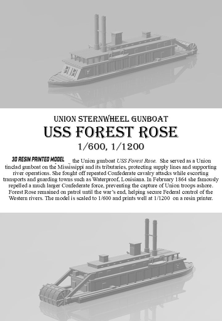 Manley LFG3D215- 1/600 USS Forest Rose