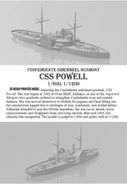 Manley LFG3D224 - 1/600 Confederate CSS Powell
