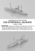 Manley LFG3D229 - 1/600 Confederate CSS Stonewall Jackson