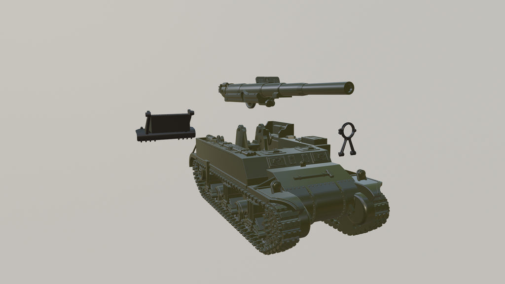 WG3D M12 Gun Motor Carriage 155mm (USA, WW2, D-Day)