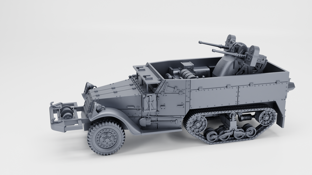 WG3D Halftrack M13  - Twin HMG AA (US, WW2)