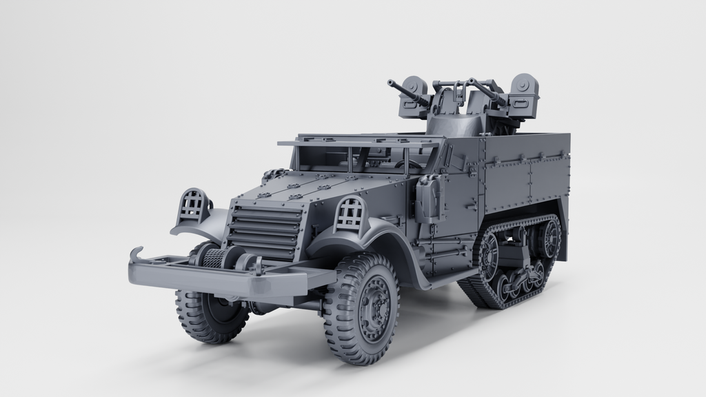 WG3D Halftrack M13  - Twin HMG AA (US, WW2)