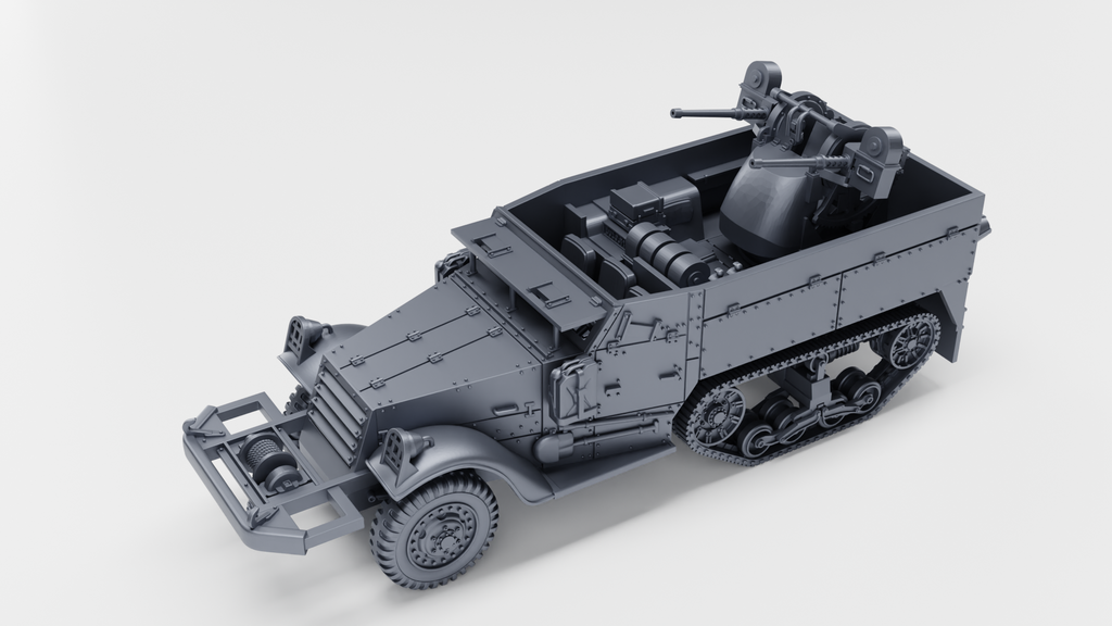 WG3D Halftrack M13  - Twin HMG AA (US, WW2)