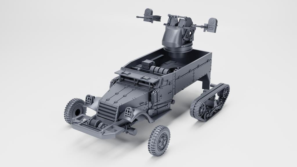 WG3D Halftrack M13  - Twin HMG AA (US, WW2)