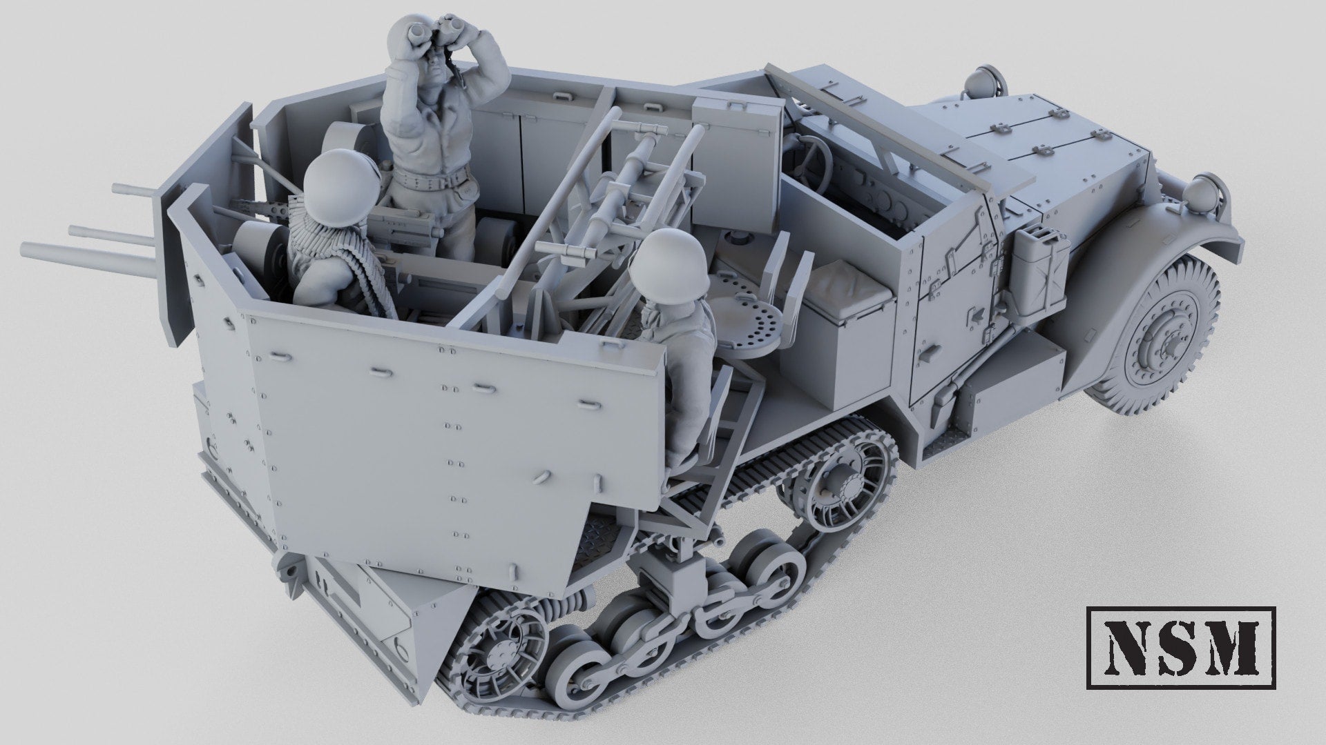 NSM M15 MGMC Halftrack  (USA, WW2)