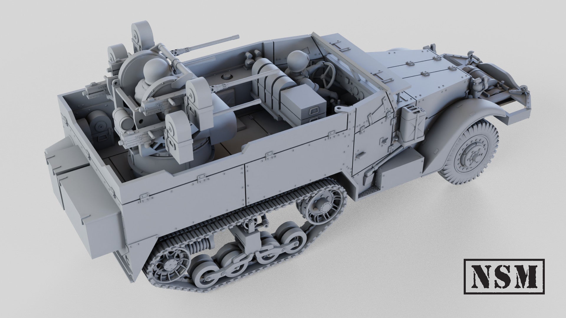 NSM M16 Quad HMG Halftrack  (USA, WW2)