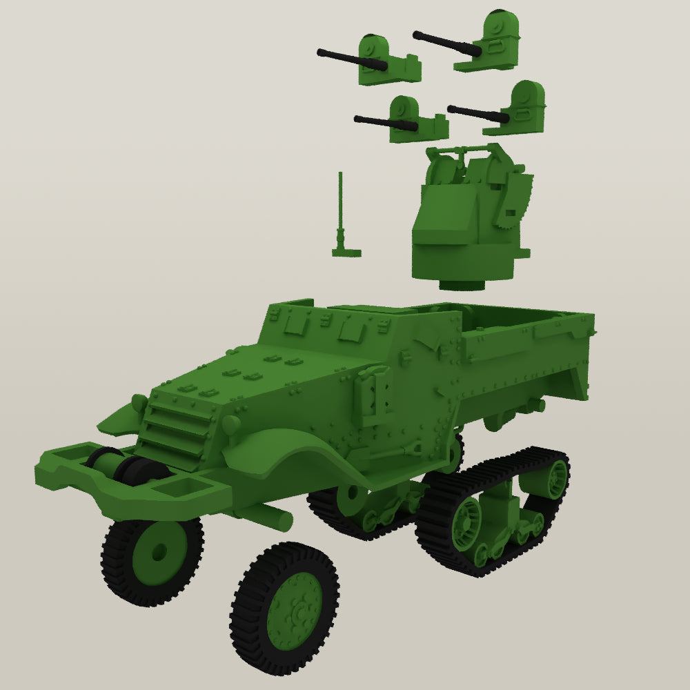 WG3D Halftrack M17 MGMC (USA, Lend-lease, WW2)