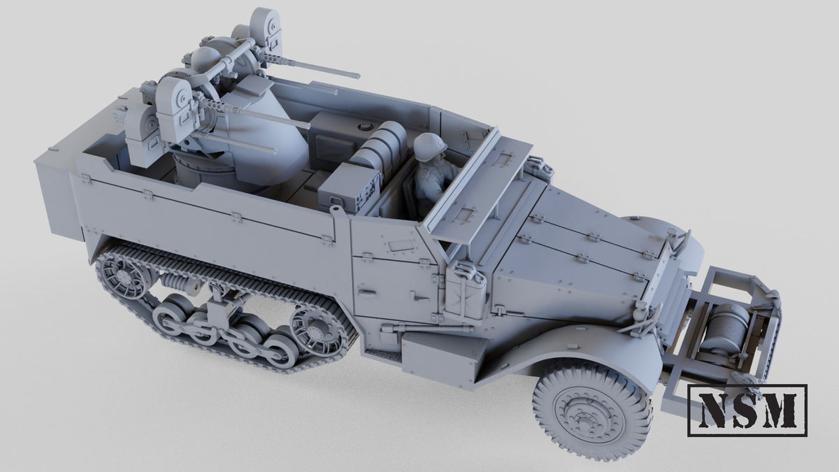 NSM Halftrack M17 Quad HMG - (Soviet, WW2)
