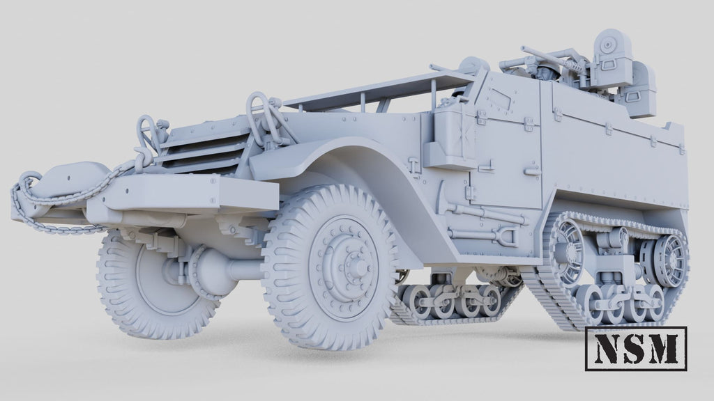 NSM Halftrack M17 Quad HMG - (Soviet, WW2)