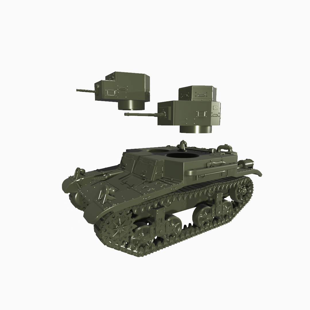 WG3D M2A3 Light Tank (US, Interwar+WW2)