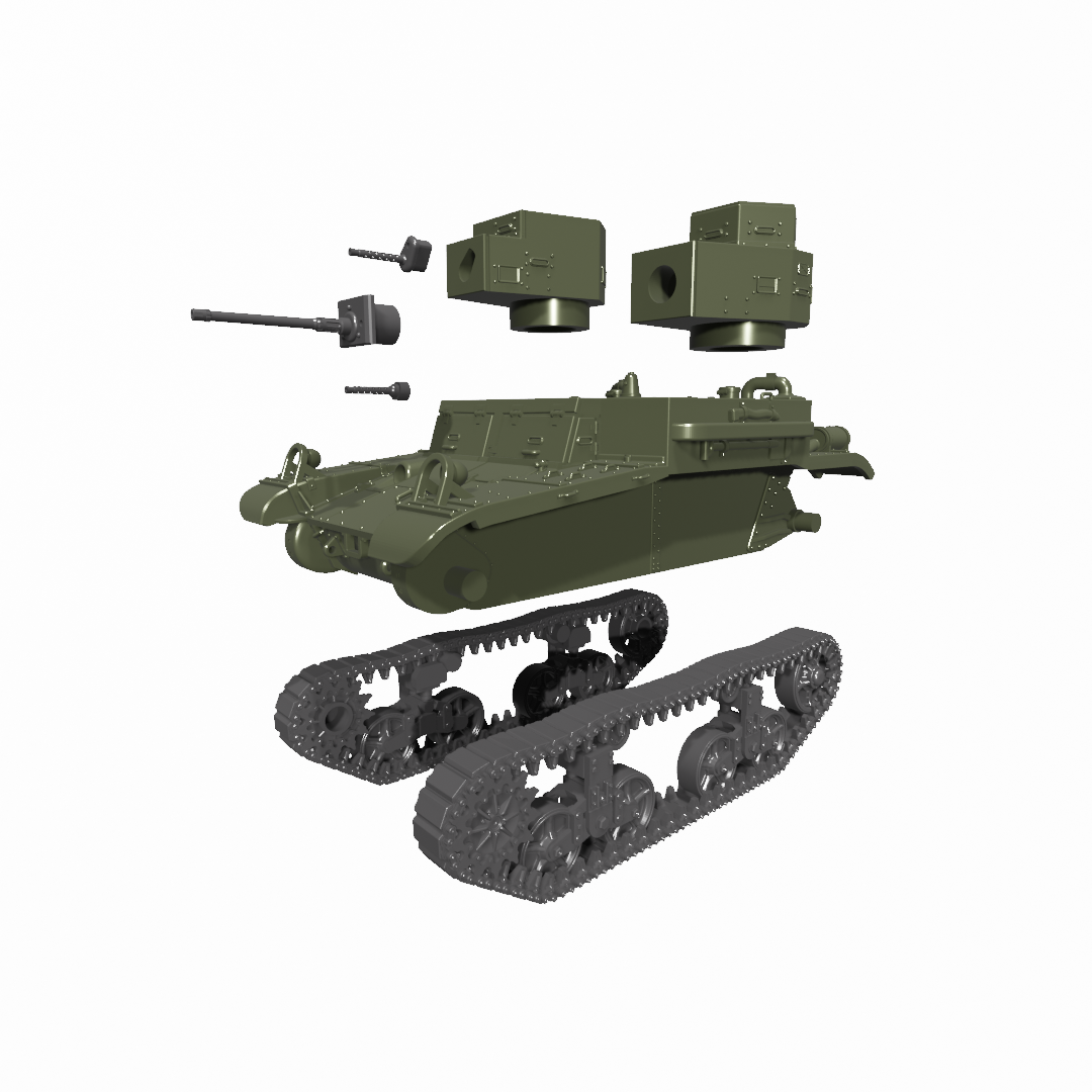 WG3D M2A3 Light Tank (US, Interwar+WW2)