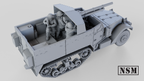 NSM Halftrack M3 75mm GMC - (UK, WW2)