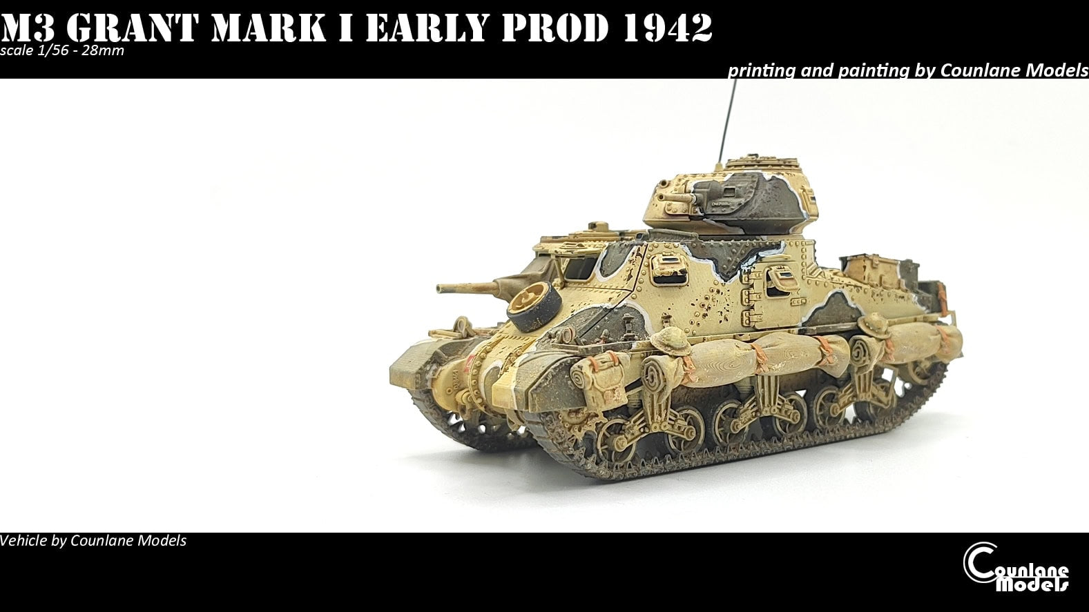 Counlane M3 Grant Mark I early prod 1942 (UK, WW2)