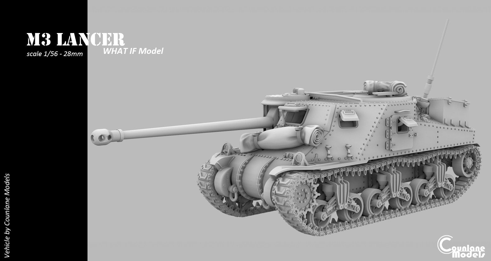 Counlane M3 Lancer, Experimental Tank Hunter (UK, WW2)