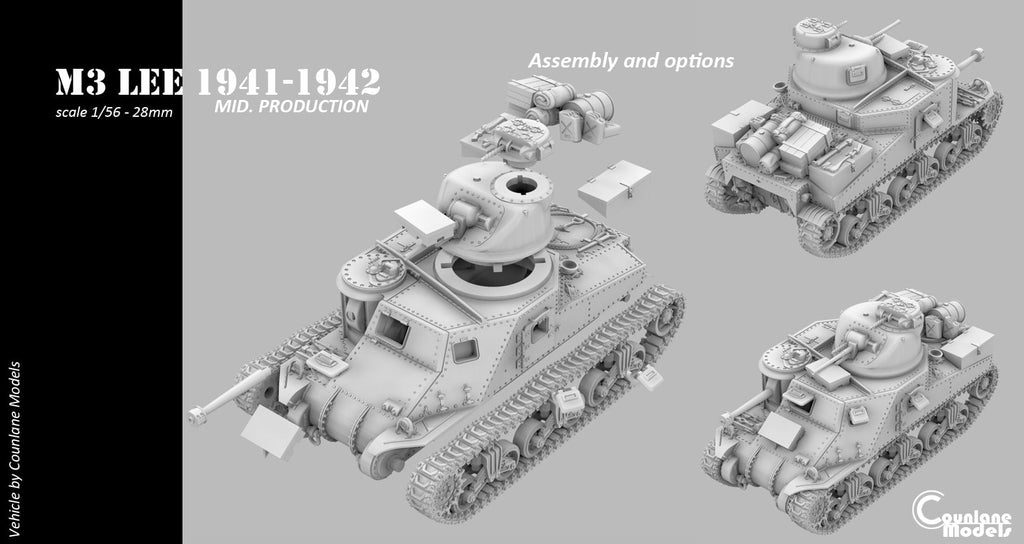 Counlane M3 Lee  Mid (USA, WW2)