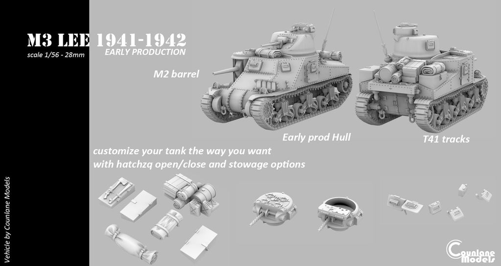 Counlane M3 Lee  Early (USA, WW2)