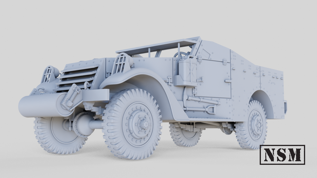 NSM M3A1 Scout Car Ambulance (USA, British, Soviet, WW2)