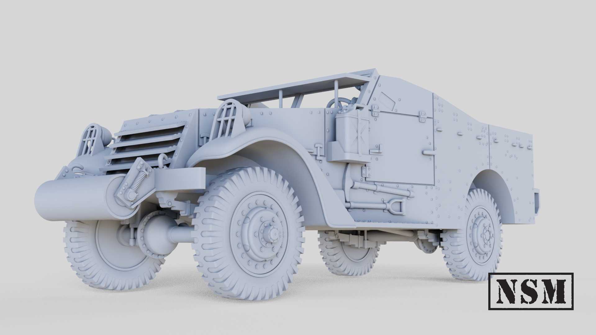 NSM M3A1 Scout Car Ambulance (USA, British, Soviet, WW2)