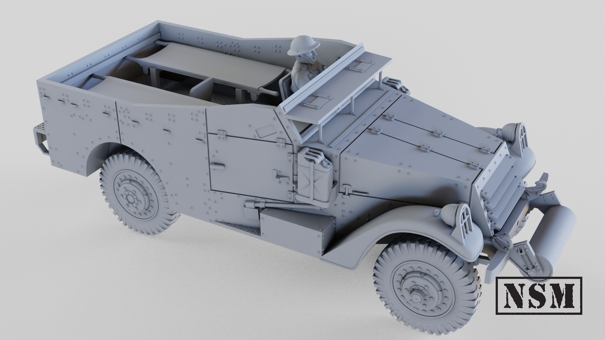 NSM M3A1 Scout Car Ambulance (USA, British, Soviet, WW2)
