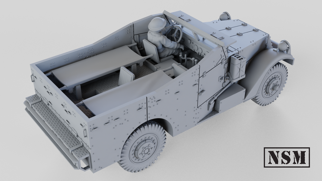 NSM M3A1 Scout Car Ambulance (USA, British, Soviet, WW2)