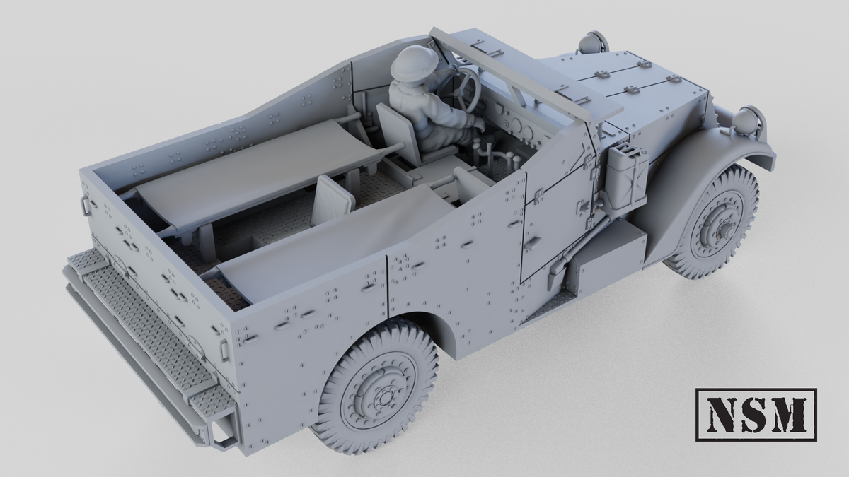 NSM M3A1 Scout Car Ambulance (USA, British, Soviet, WW2)