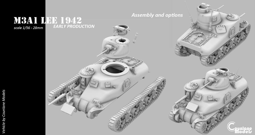 Counlane M3A1 Lee  Early (USA, WW2)