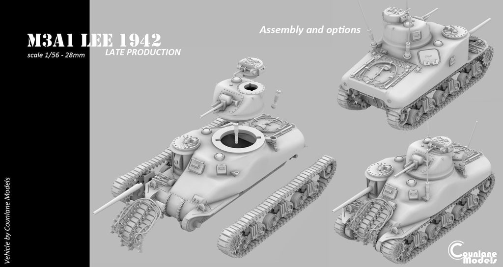 Counlane M3A1 Lee  Late (USA, WW2)