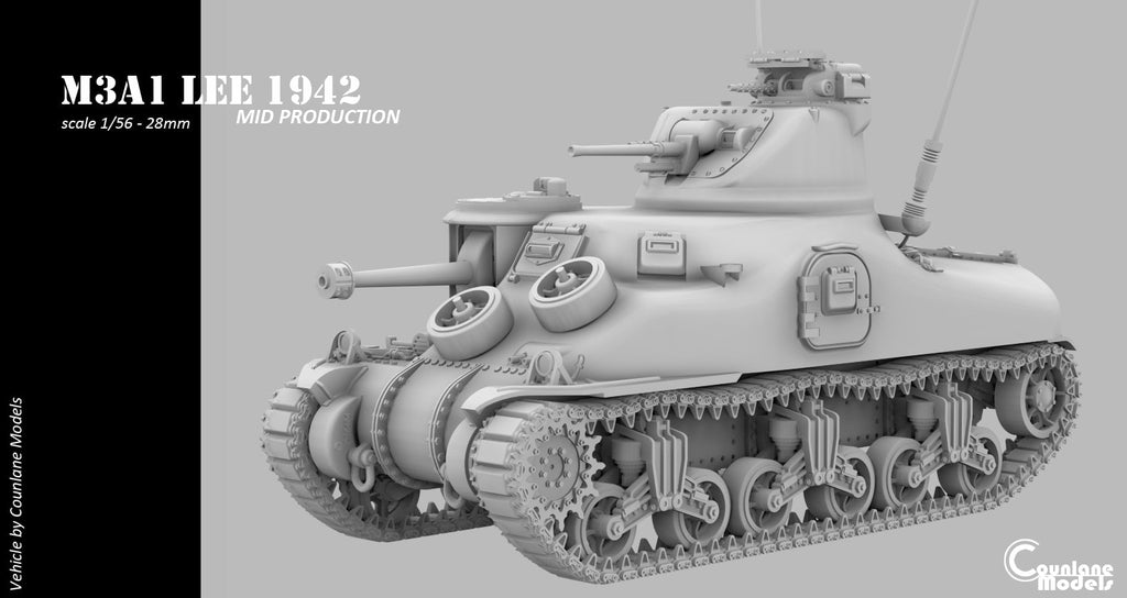Counlane M3A1 Lee  Mid (USA, WW2)