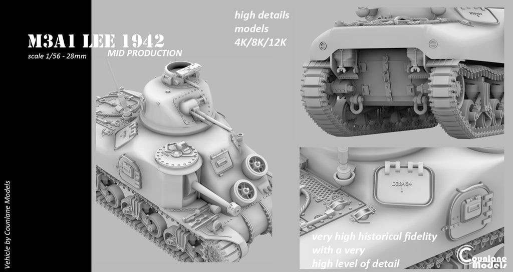 Counlane M3A1 Lee  Mid (USA, WW2)
